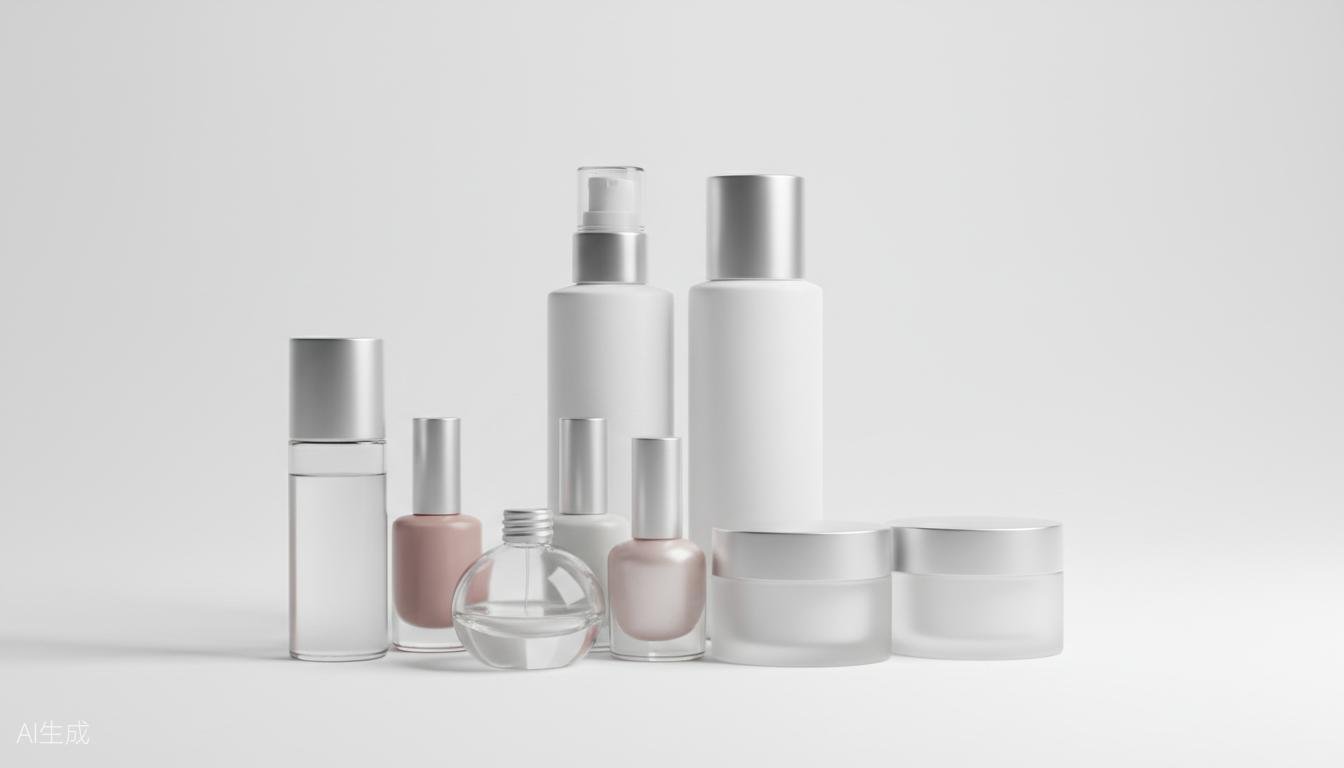 Cosmetics packaging bottles and jars